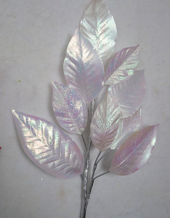 34" Iridescent Magnolia Spray