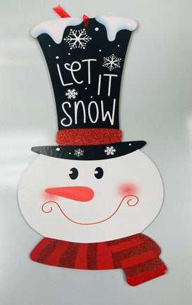 Let it Snow Christmas Sign