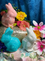 
              Flocked Sitting Bunnies
            