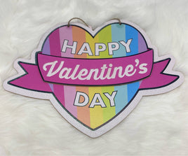 Happy Valentine's Day Hanging Sign