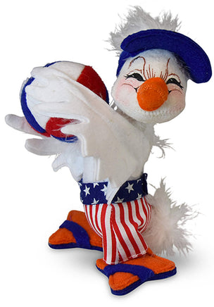 6" Stars and Stripes Boy Duck