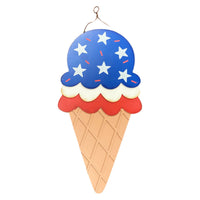 
              Patriotic Ice Cream Cone Sign
            