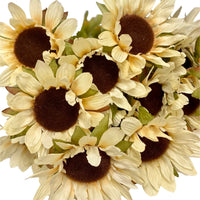 
              16" Sunflower Bush- Cream
            