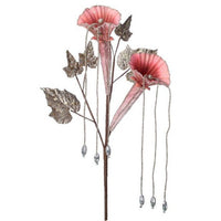 
              19" Dripping Trumpet Flower Spray- (Sold in Set of 2)
            