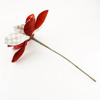 
              Checkered Magnolia Stem- Lt Red
            