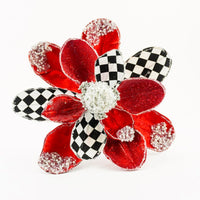 
              Checkered Magnolia Stem- Lt Red
            