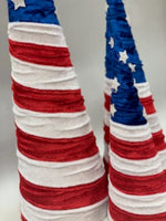 
              Set of 3-Patriotic Cone Trees
            