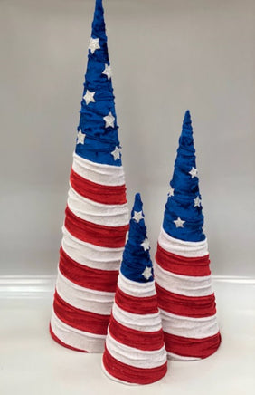 Set of 3-Patriotic Cone Trees