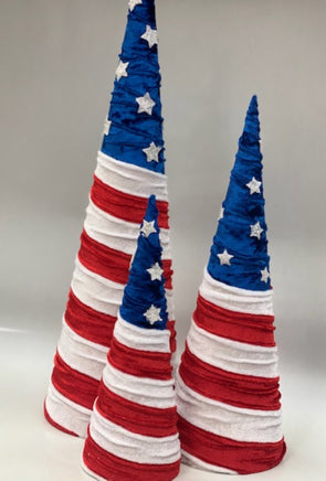 Set of 3-Patriotic Cone Trees