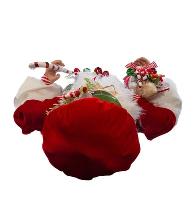 36" Kringle Klaus Red and Green Elf With Candy