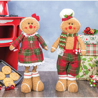 
              Plaid Gingerbread Stander
            