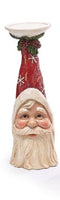 
              Set of 3- Santa Pillar Candleholders
            