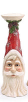 
              Set of 3- Santa Pillar Candleholders
            