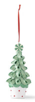 
              Set of 3- Ribbon Candy Christmas Tree Ornaments
            