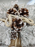 
              Gray Faux Fur Gift Box Decor
            