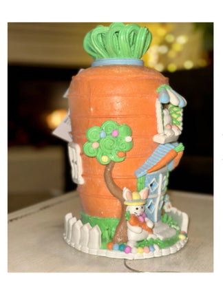 Light Up Pastel Easter Carrot House Decor