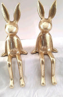 
              Gold Sitting Easter Bunnies- Set of 2
            