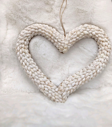 Seashell Hanging Heart Decor