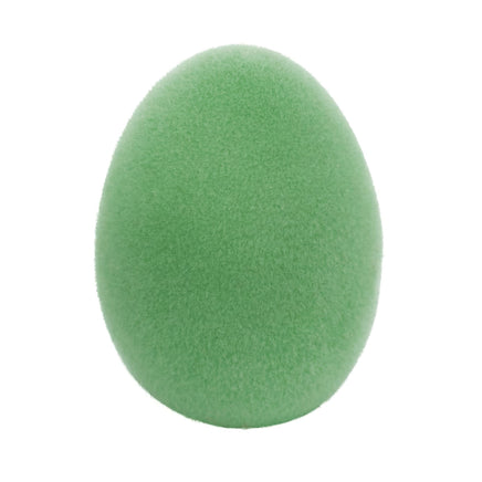 6" Bright Flocked Easter Egg