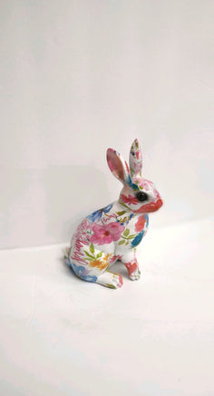 Floral Spring Easter Bunny