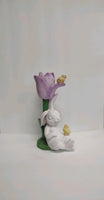 
              Tulip Flower & Easter Bunny Figurine
            