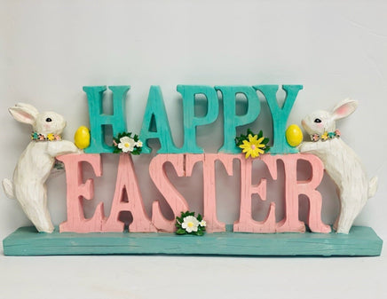 HAPPY EASTER Tabletop Easter Décor