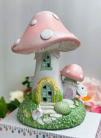 
              Light Up Pink Mushroom House
            