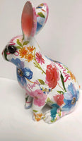 
              Floral Spring Easter Bunny
            