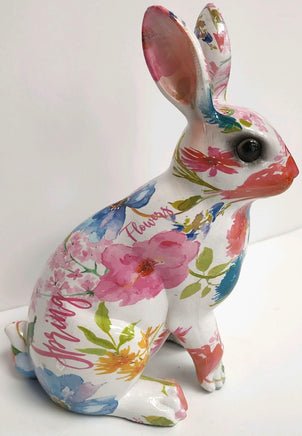 Floral Spring Easter Bunny