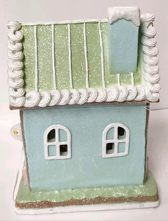 Light Up Pastel Easter Gingerbread Cottage Decor