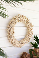 
              Woven Round Seagrass Rope Wreath
            