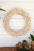 
              Woven Round Seagrass Rope Wreath
            