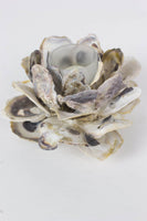 
              Oyster Shell Flower Votive Holder
            