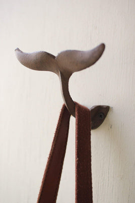 Cast Iron Whale Tail Wall Hook